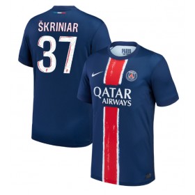 Paris Saint-Germain Milan Skriniar #37 Hjemme skjorte 2024-25 Kortermet